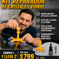 Kit Reparador Profesional Cristales y Vidrios