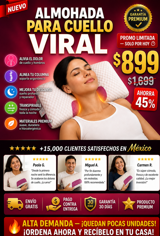 Almohada Para Cuello Viral