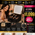 Estuche Maquillaje Espejo LED Portátil Premium