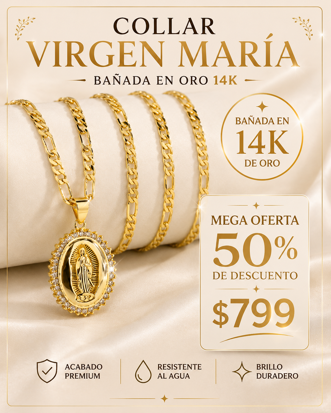 Collar Virgen María