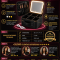 Estuche Maquillaje Espejo LED Portátil Premium