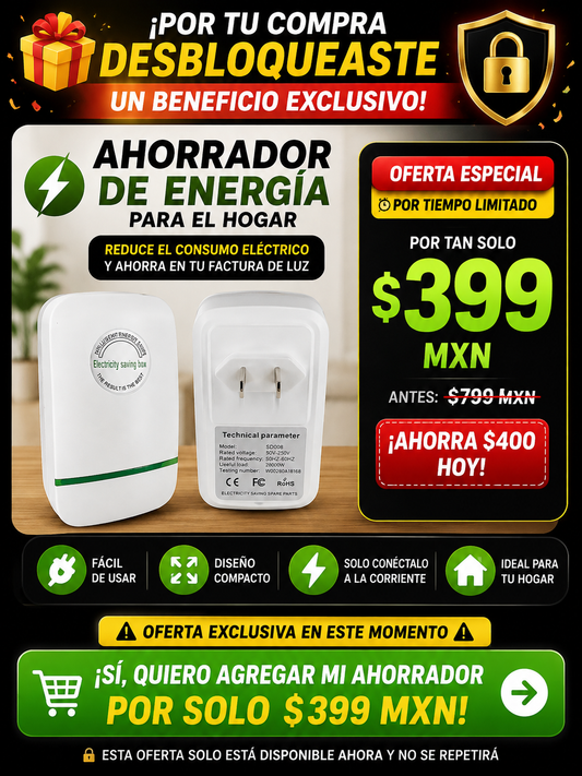 ⚡Ahorrador de energía ⚡💡 ¡OPTIMIZA LA ENERGÍA DE TU HOGAR Y CUIDA TU BOLSILLO! 💰🏠