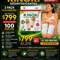 Parches Kinoki Detox 100 Unidades Desintoxicación Garantizada