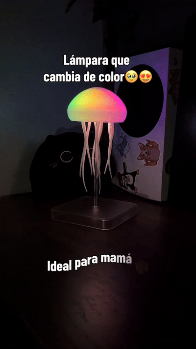 Juguete de medusa eléctrica con luces LED y música — video-producto