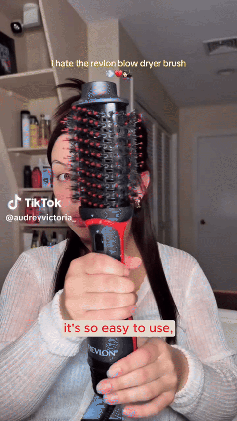 Cepillo alisador térmico iónico para cabello — video-producto
