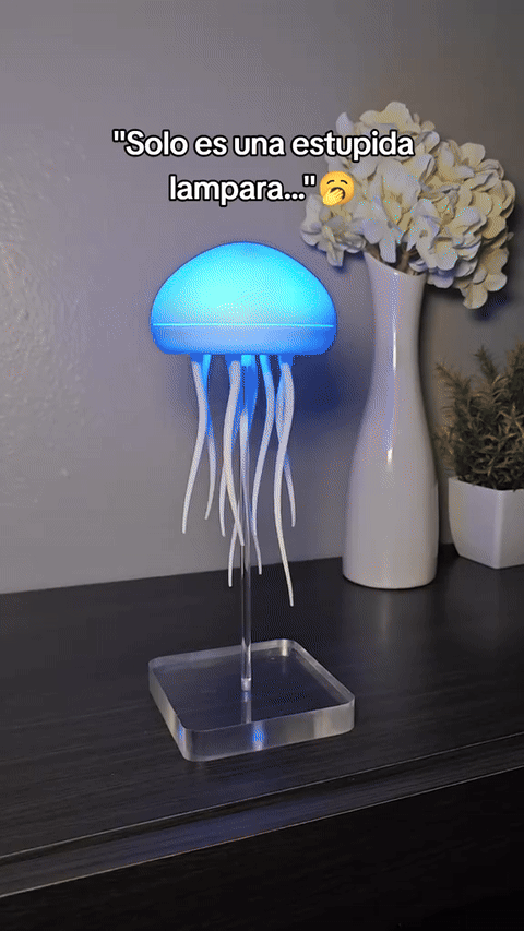Juguete de medusa eléctrica con luces LED y música — video-producto