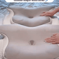 Almohada cervical ergonómica de espuma viscoelástica con funda refrescante — video-producto