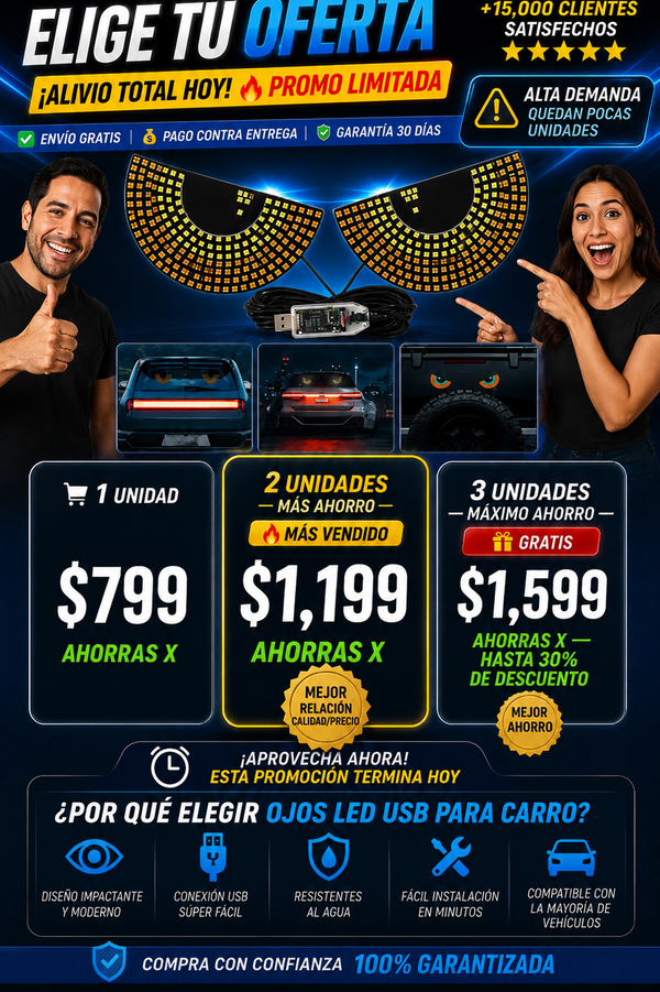 Ojos LED USB Para Auto Tuning Personalizado