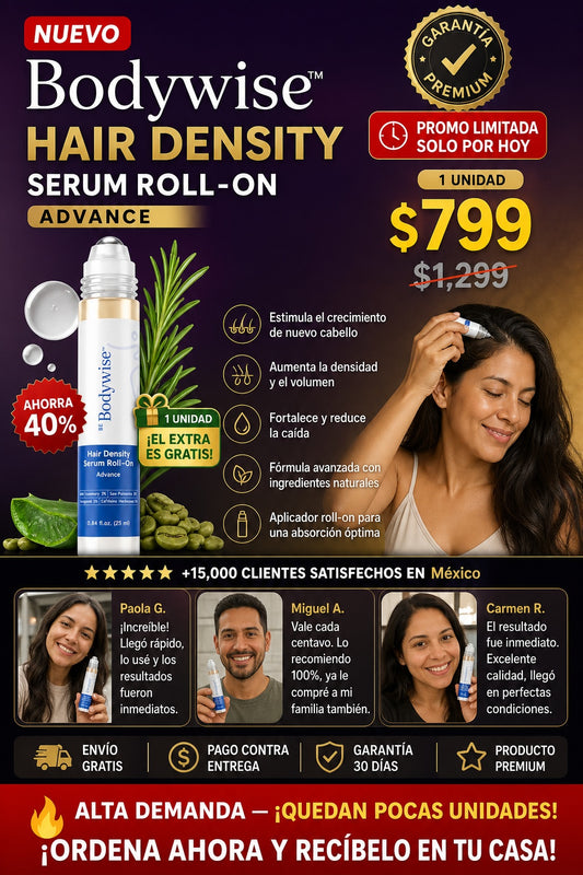 Suero Bodywise Crecimiento Cabello - imagen 1