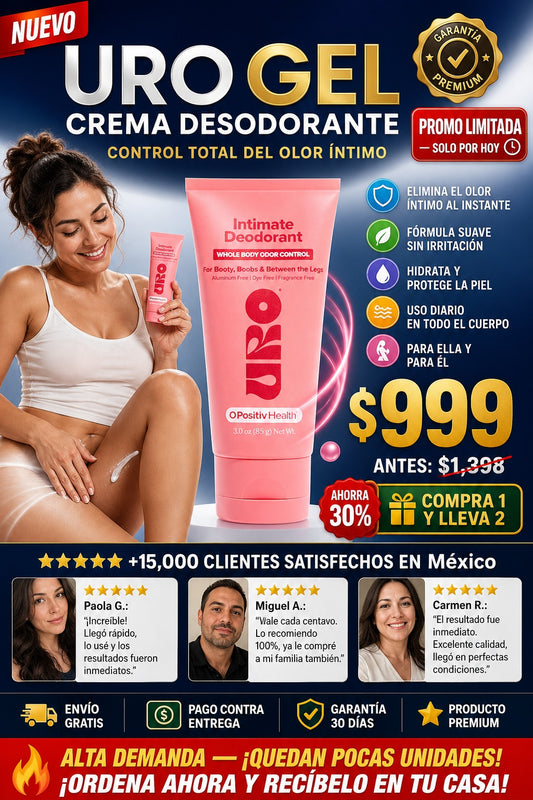 Uro Gel Crema Desodorante - imagen 1