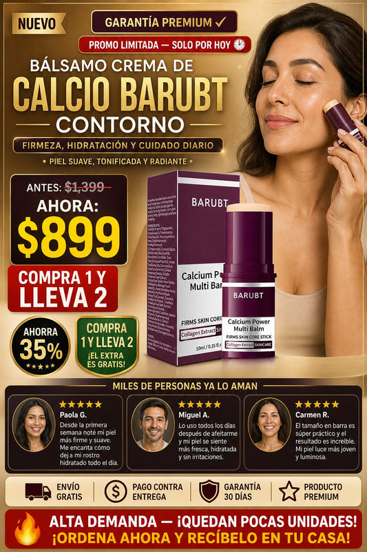 Balsamo Crema De Calcio Barubt Contorno - imagen 1