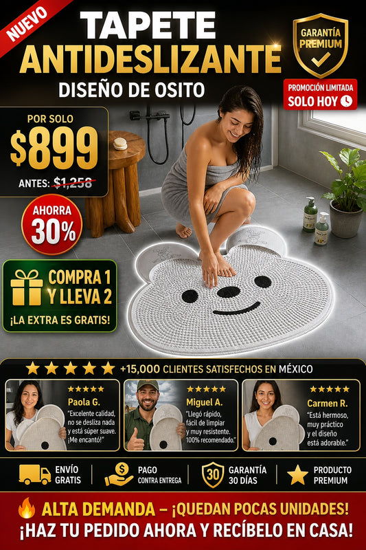 Tapete Antiderrapante Para Baño - imagen 1