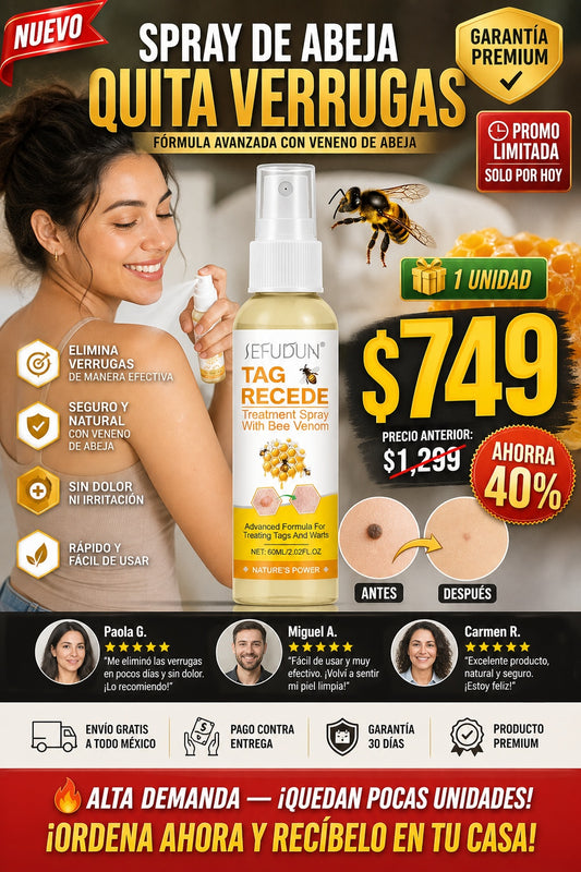 Spray De Abeja Quita Verrugas - imagen 1