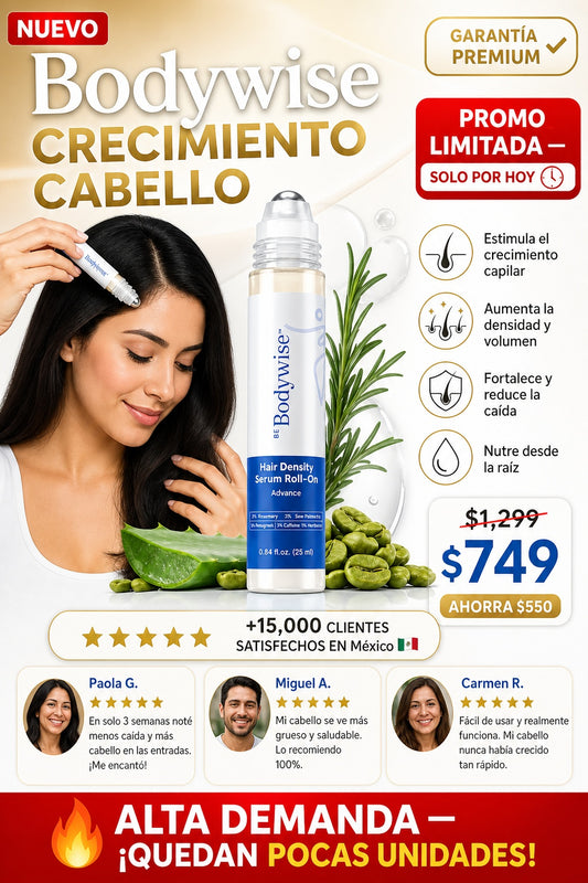 Suero Bodywise Crecimiento Cabello - imagen 1