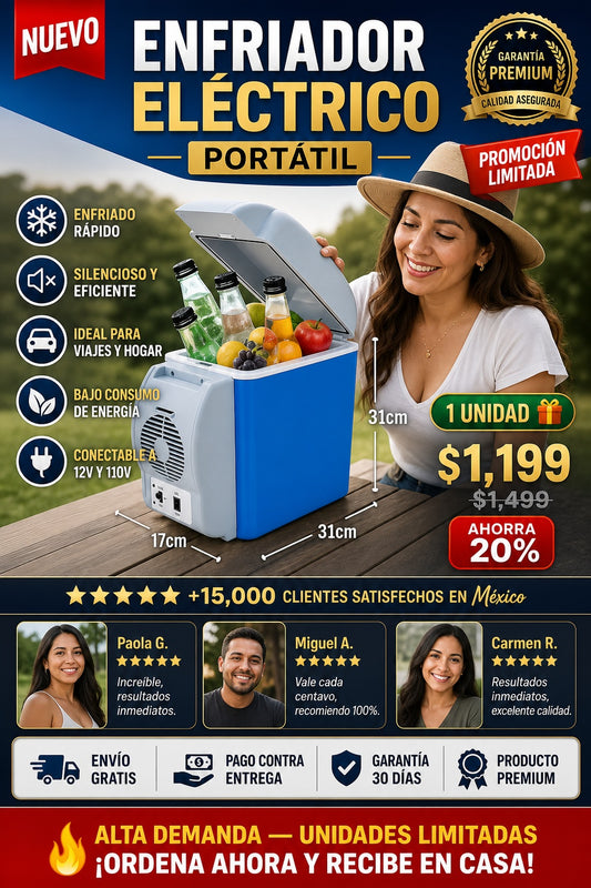 Refrigerador Cooler Nevera Portatil 7.5 - imagen 1