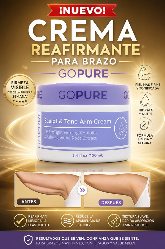 Crema Reafirmante Para Brazo Gopure - imagen 1