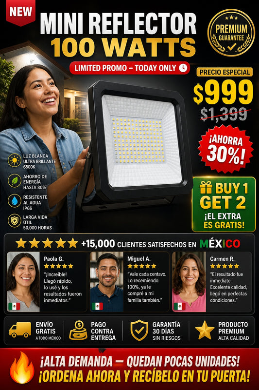 Mini Reflector 100 Watts - imagen 1