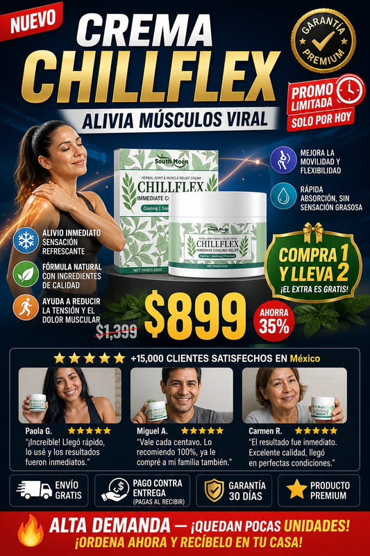 Crema Chillflex Alivia Musculos Viral - imagen 1