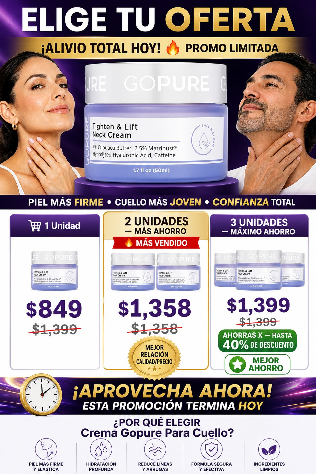 Crema Gopure Para Cuello - imagen 2