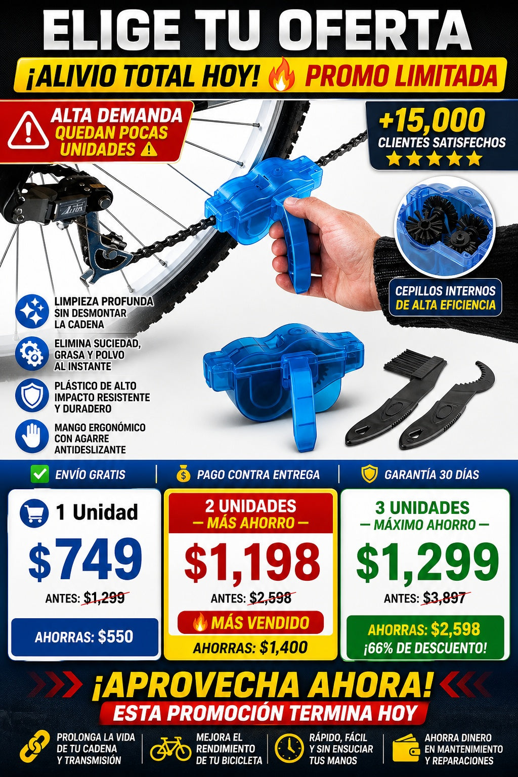 Limpiador De Cadena Bicicleta - imagen 2