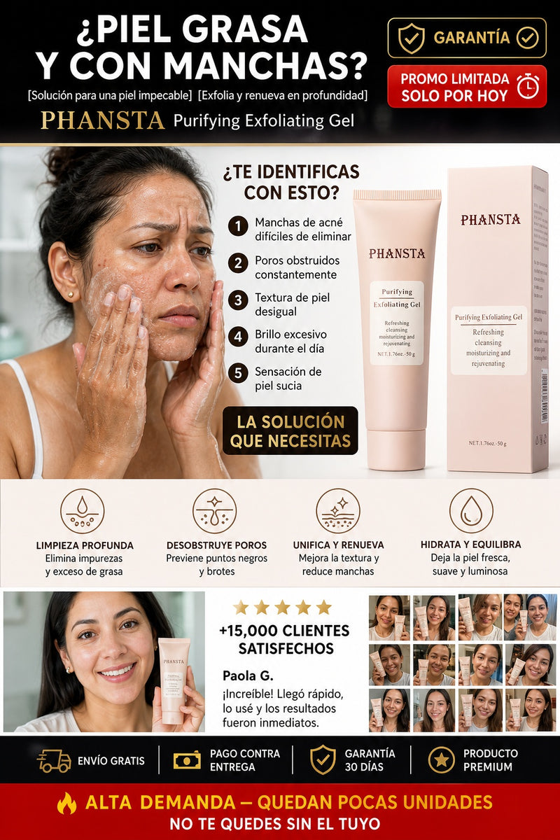 Gel Exfoliante Purificante y blanqueador - imagen 3