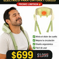 Masajeador portátil eléctrico para cintura y cuello - imagen 3 - solucion