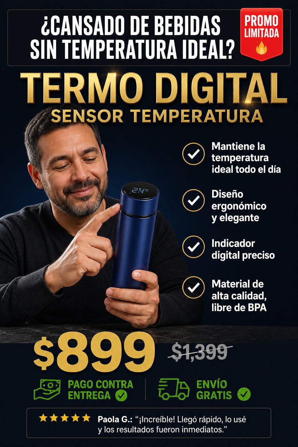 Termo Digital Sensor Temperatura - imagen 3