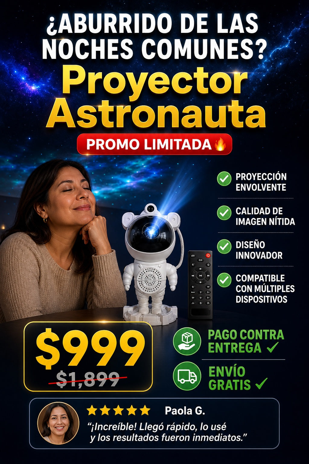 Proyector Astronauta - imagen 3