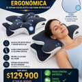 Almohada cervical ergonómica de espuma viscoelástica con funda refrescante - imagen 3 - solucion