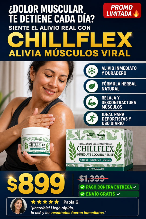 Crema Chillflex Alivia Musculos Viral - imagen 3