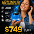 Mini bocina Bluetooth magnética portátil resistente al agua IPX6 - imagen 3 - solucion
