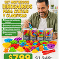 Juguete Montessori de dinosaurios para contar y clasificar - imagen 3 - solucion