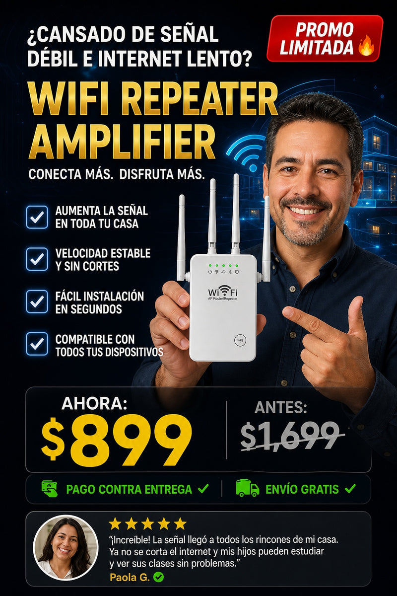 Repetidor Wifi Amplificador Senal 300mbp - imagen 3