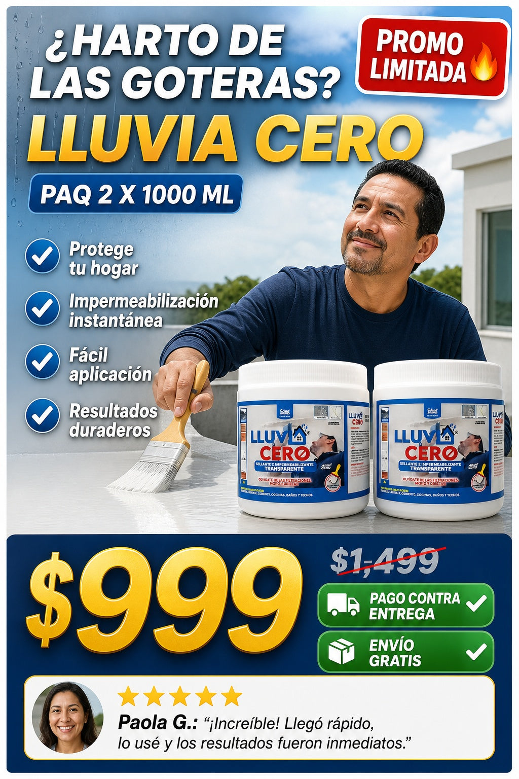 Lluvia Cero Paq 2 x 1000 ml - imagen 3