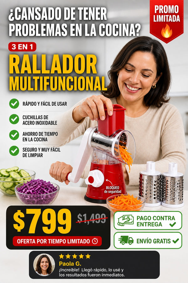 Rallador Multifuncional 3 En 1 - imagen 3