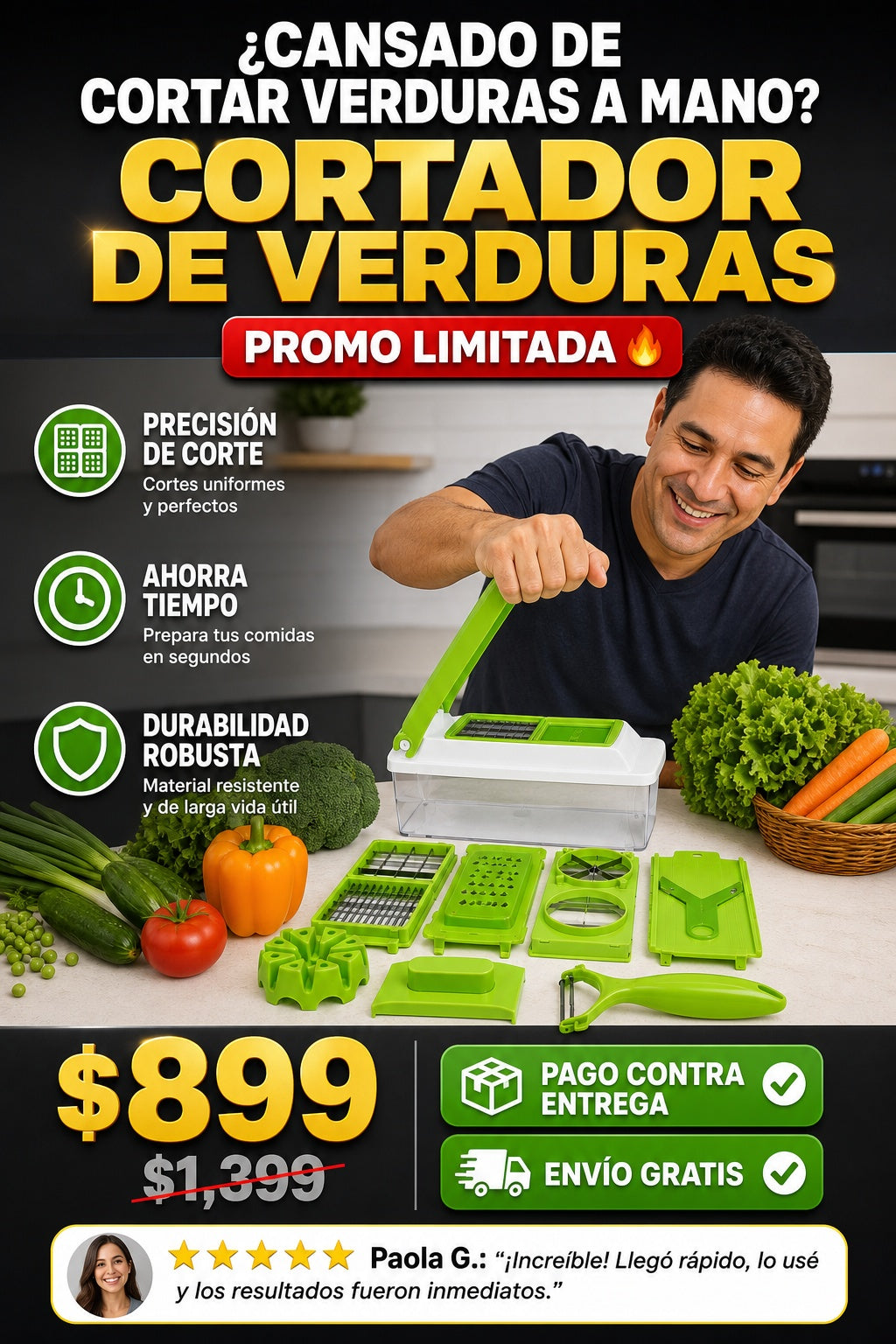 Cortador De Verduras - imagen 3