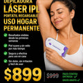 Depiladora láser IPL portátil recargable uso hogar permanente - imagen 3