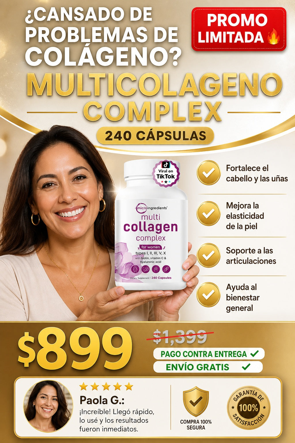 Multicolageno Complex 240 Capsulas - imagen 3