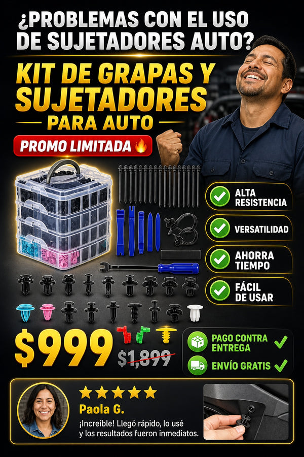 Kit De Grapas Y Sujetadores Para Auto - imagen 3