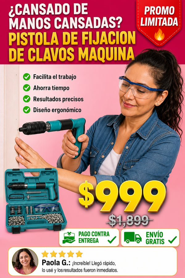 Pistola De Fijacion De Clavos Maquina - imagen 3