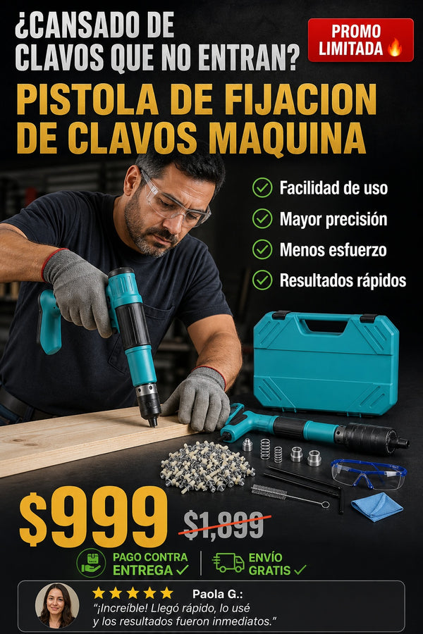 Pistola De Fijacion De Clavos Maquina - imagen 3
