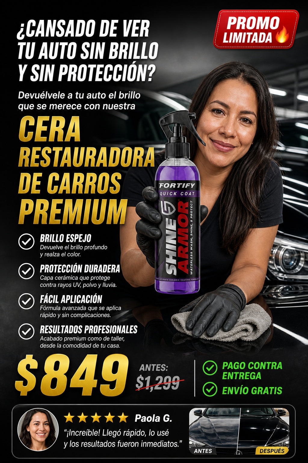 Cera Restauradora De Carros Premium - imagen 3