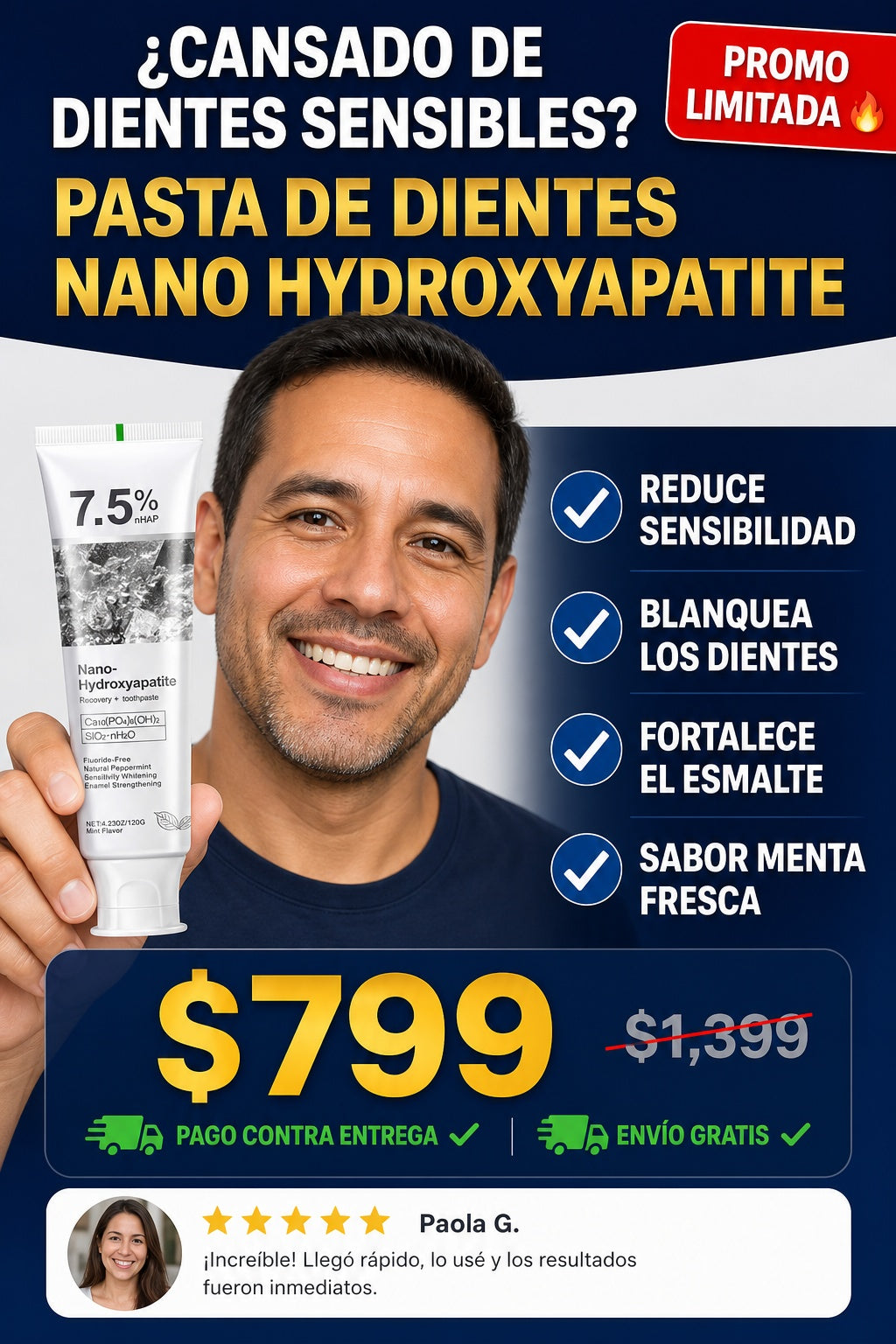 Pasta De Dientes Nano Hydroxyapatite - imagen 3