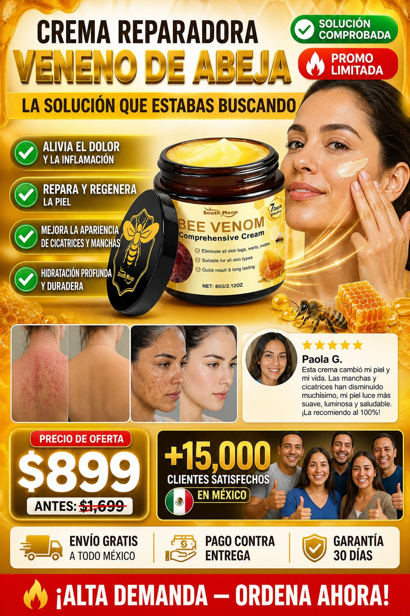 Crema Reparadora Veneno De Abeja - sección 3