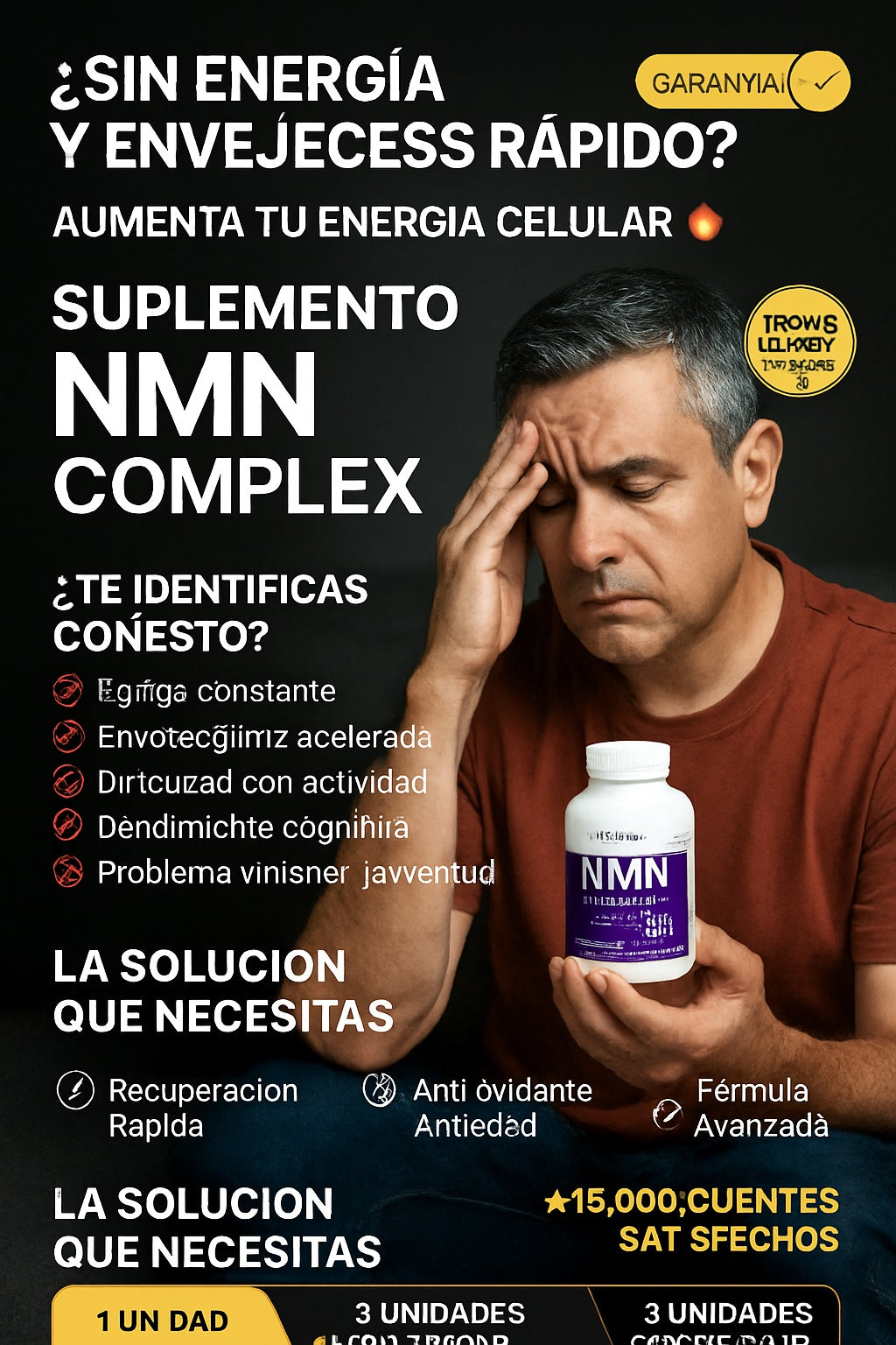 Suplemento Nmn Complex Micro Ingredients - imagen 3