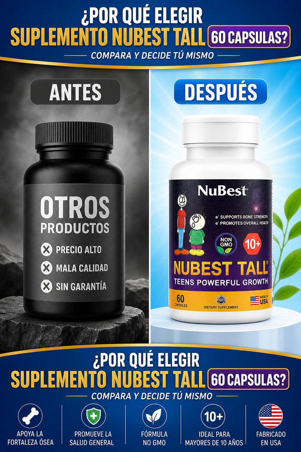 Suplemento Nubest Tall 60 Capsulas - imagen 4