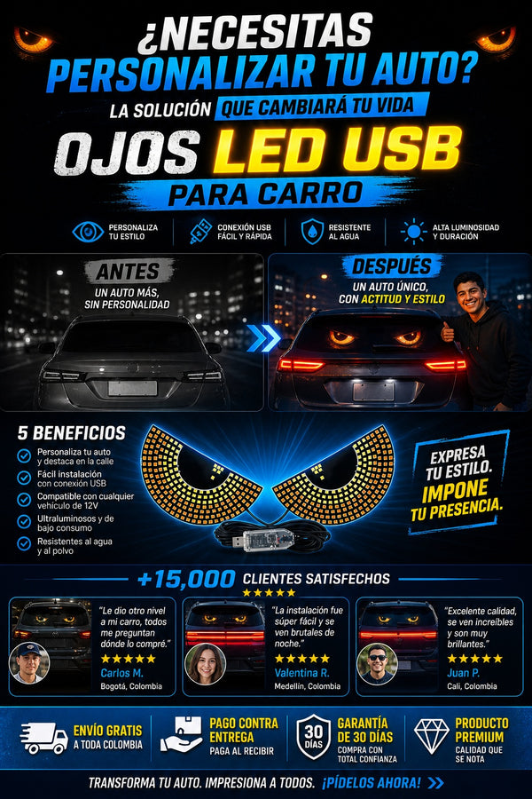Ojos Led Usb para carro - imagen 4