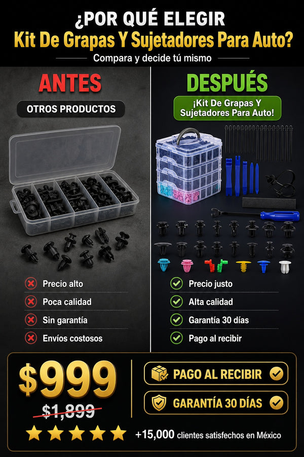 Kit De Grapas Y Sujetadores Para Auto - imagen 4