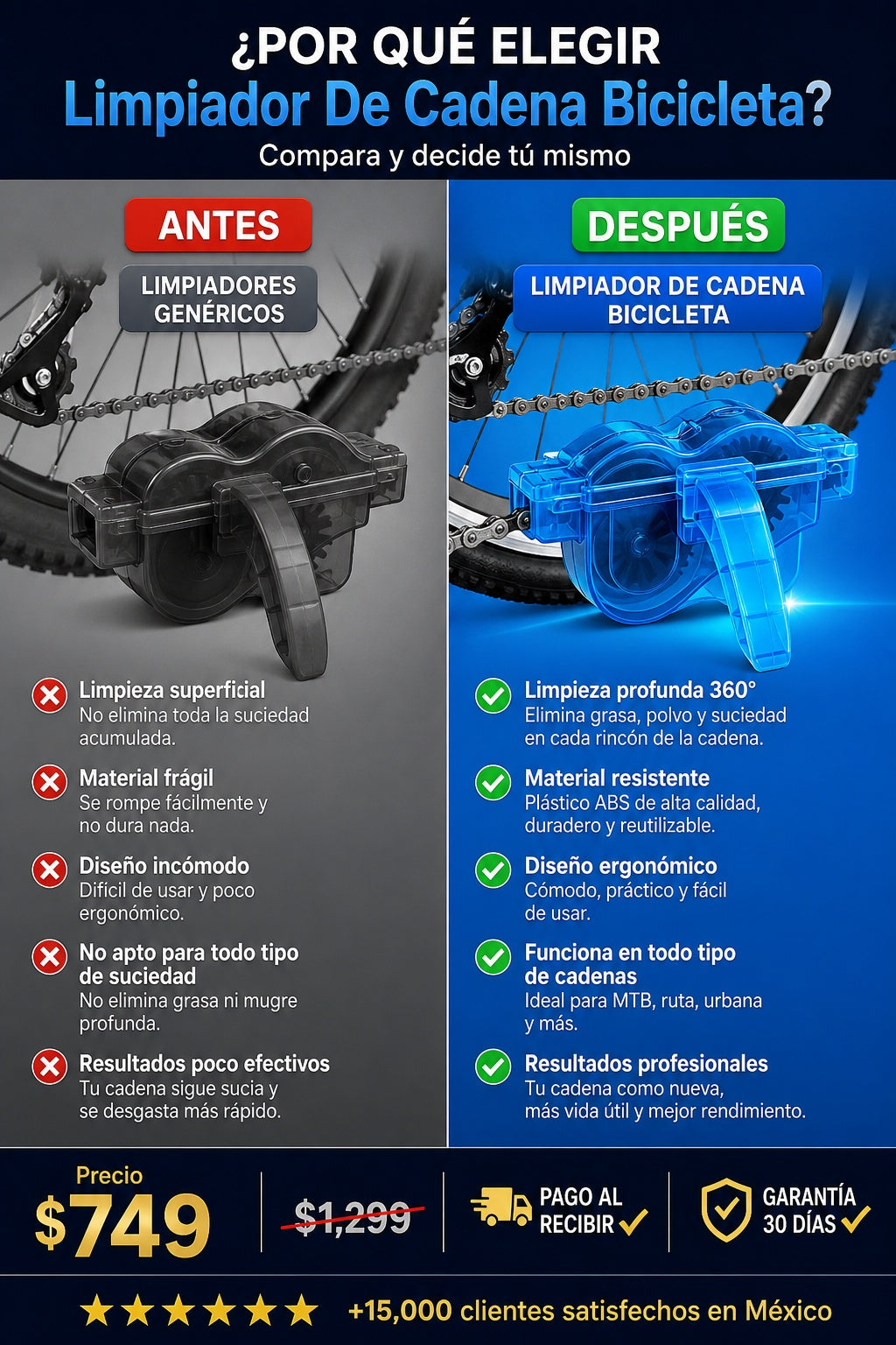 Limpiador De Cadena Bicicleta - imagen 4