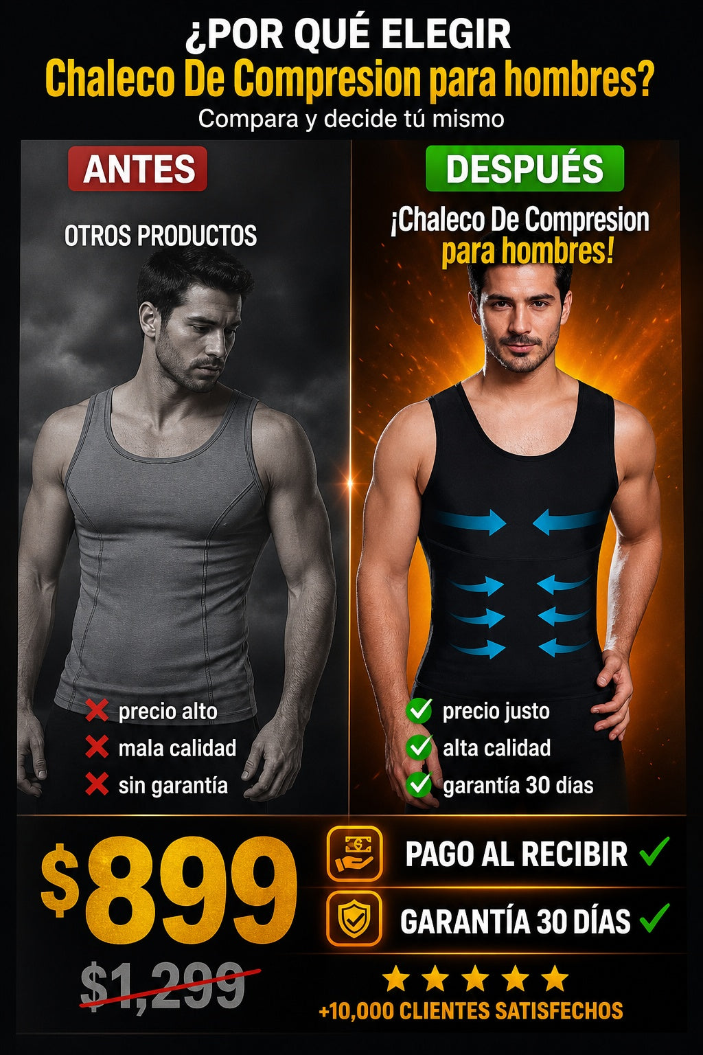 Chaleco De Compresion para hombres - imagen 4